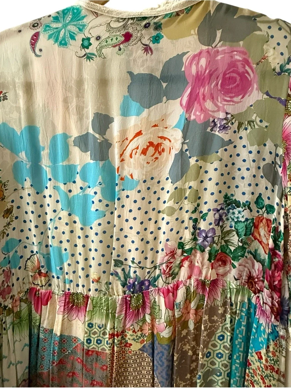 Johnny Was Milana Floral Tiered Maxi Dress - Picture 4 of 6